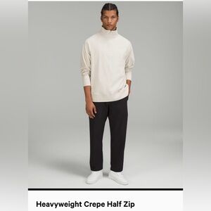 Lululemon Heavyweight Crepe Half Zip NWOT